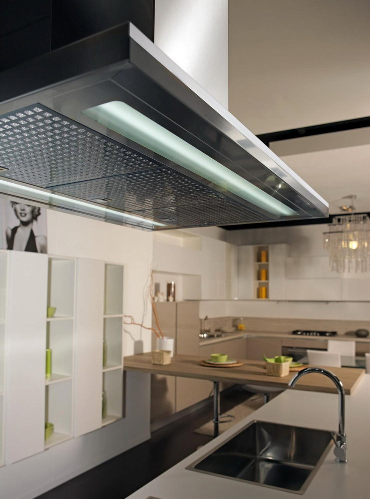 Островная вытяжка FALMEC LUMEN ISOLA 90 IX - ракурс 3
