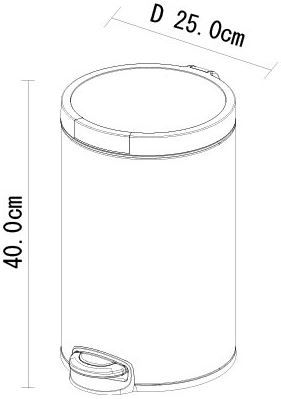 Сортер (ведро) EKO EK9225 MT-12L - ракурс 2