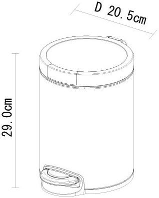 Сортер (ведро) EKO EK9225 MT-5L - ракурс 2