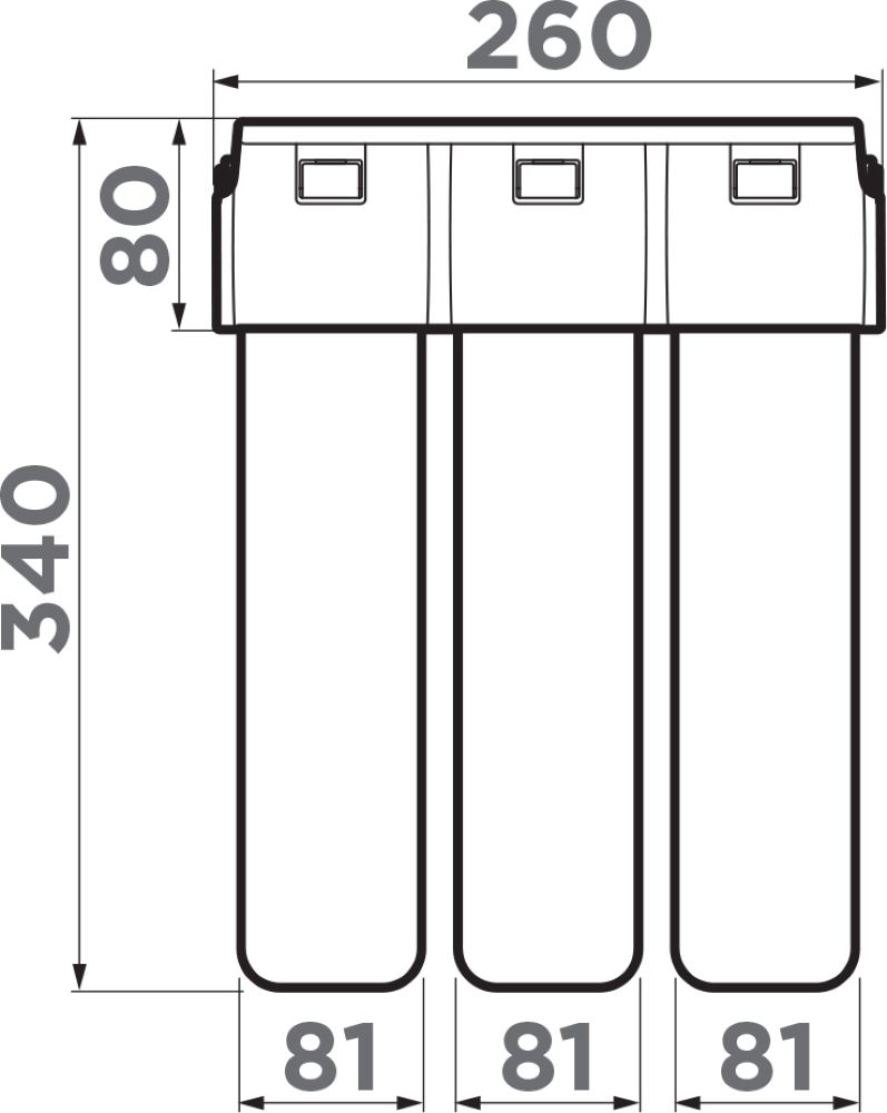 Фильтр OMOIKIRI PURE DROP 1.0 (4998001) - ракурс 3
