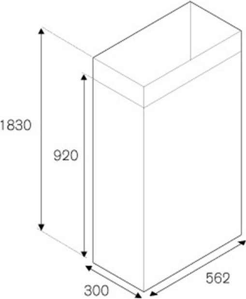 Короб к вытяжке BERTAZZONI 901263 - ракурс 2