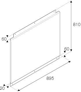 Стеновая панель BERTAZZONI 901348 - ракурс 2