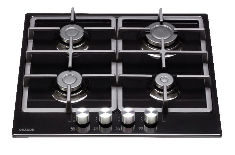 Газовая варочная панель GRAUDE GS 60.1 SM - ракурс 2