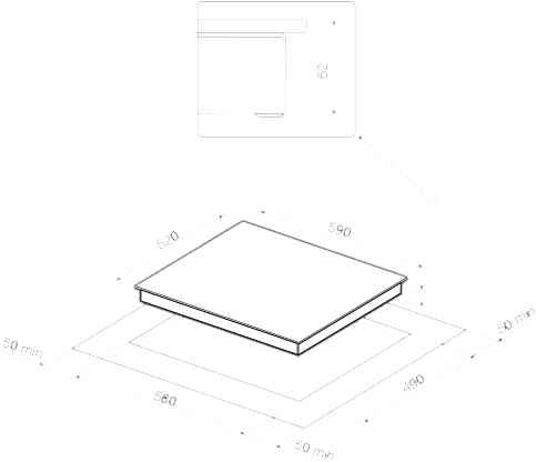 Индукционная варочная панель GRAUDE IK 60.1 WF - ракурс 2