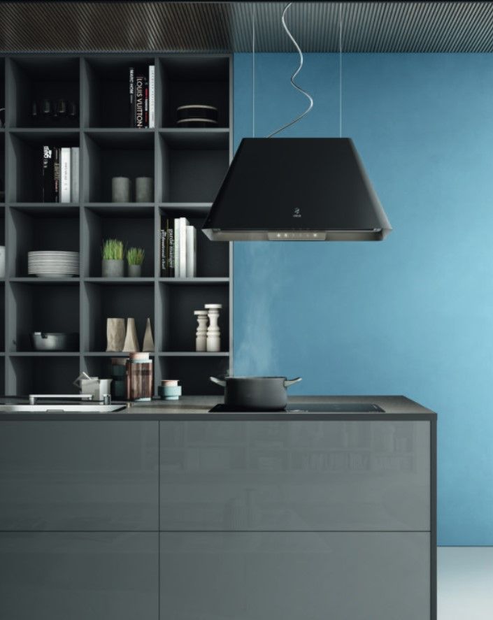 Островная вытяжка ELICA IKONA LIGHT BL MAT/F/60 - ракурс 2
