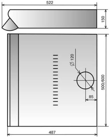 Настенная вытяжка ELIKOR Davoline 60П-290-П3Л белый - ракурс 2