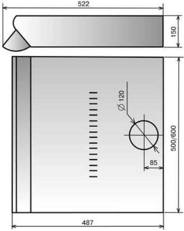 Настенная вытяжка ELIKOR Davoline 60П-290-П3Л медь - ракурс 2