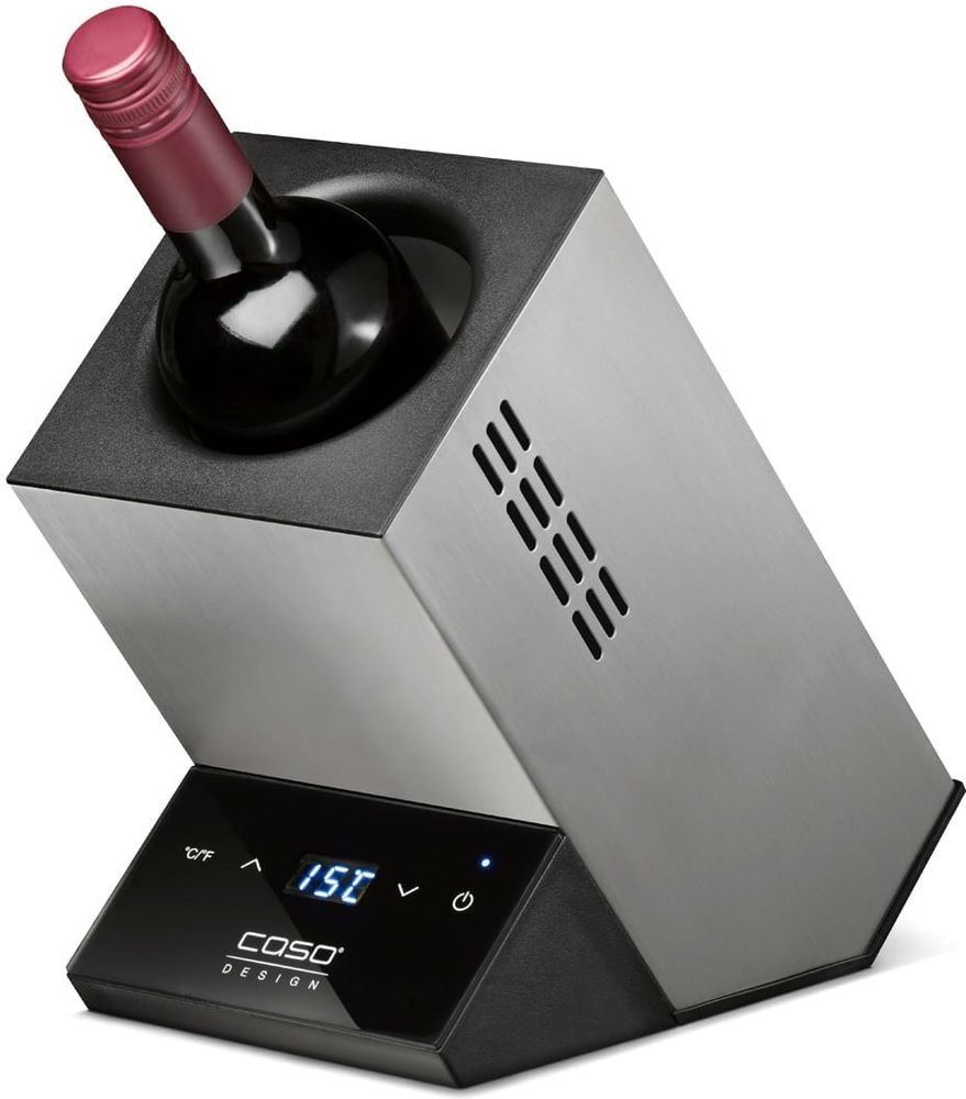 Охладитель для вина CASO WineCase One Inox - ракурс 2