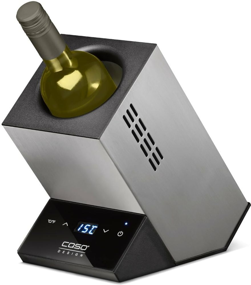 Охладитель для вина CASO WineCase One Inox - ракурс 3