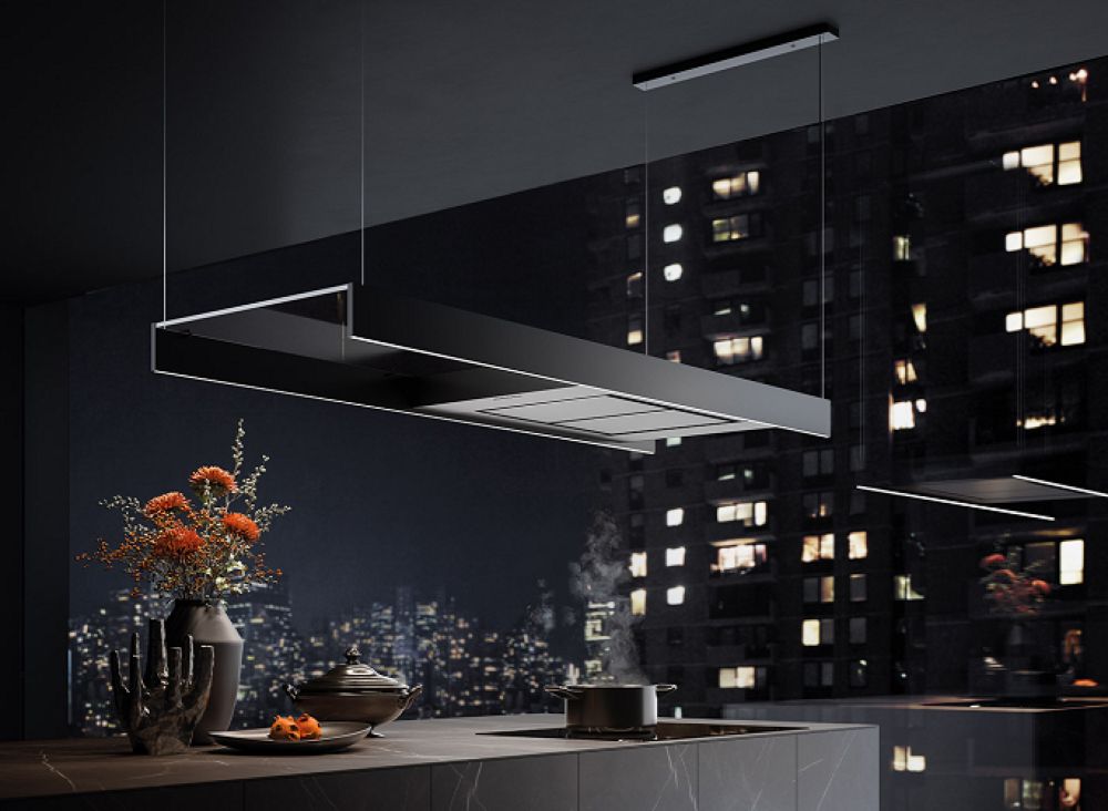 Островная вытяжка FALMEC LIGHT ISOLA 180 BLACK - ракурс 2