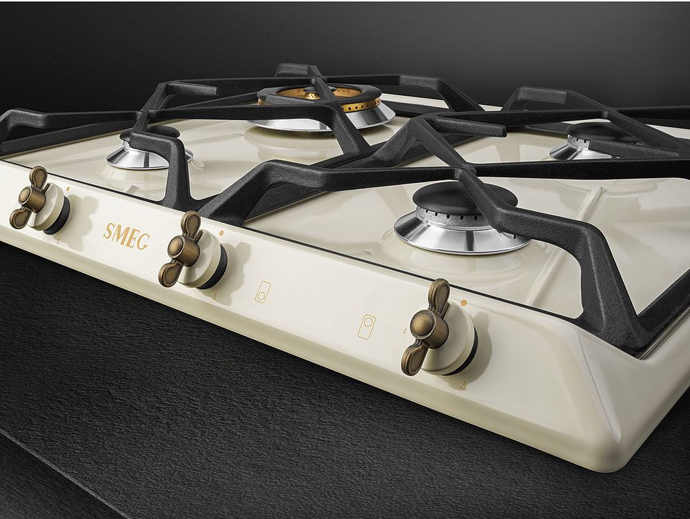 Газовая варочная панель SMEG SRV 864 POGH - ракурс 3