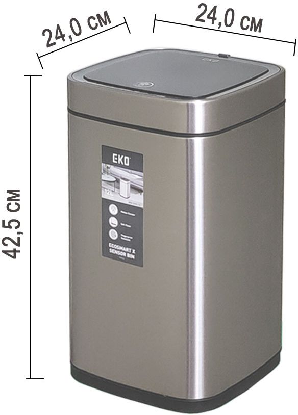 Сортер (ведро) EKO EK9252 GMT-12L - ракурс 2