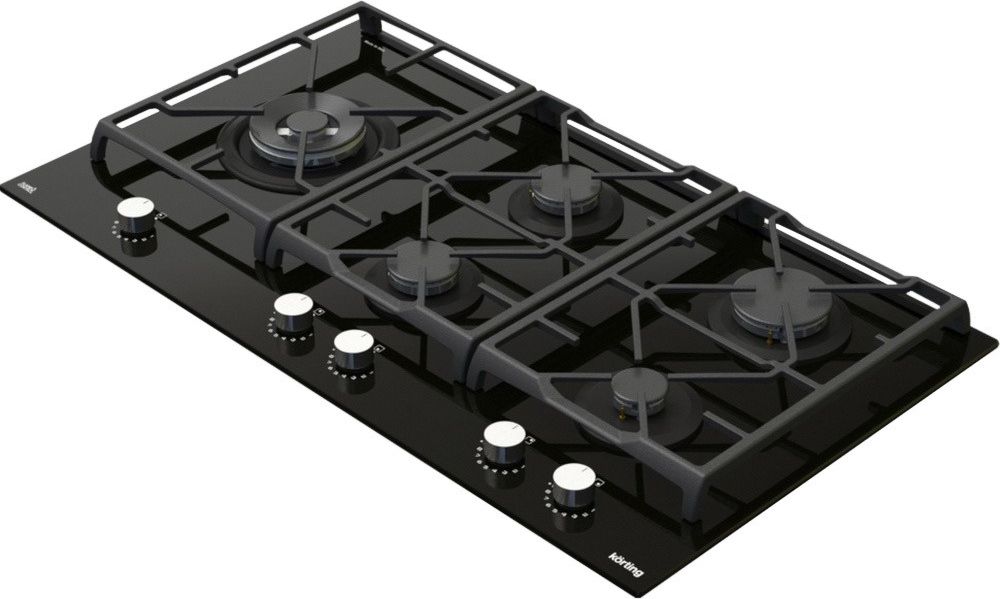 Газовая варочная панель KORTING HGG 9987 CTN FLC - ракурс 2
