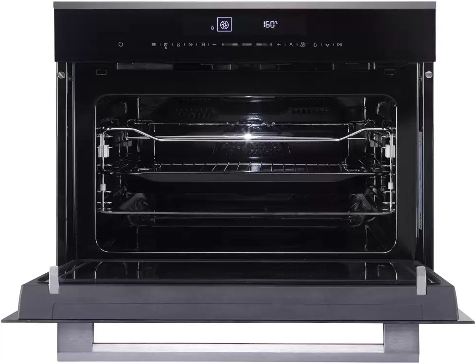 Компактный духовой шкаф с микроволновкой KORTING OKB 3250 GNBX MW - ракурс 2
