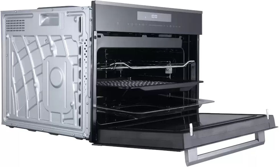 Компактный духовой шкаф с микроволновкой KORTING OKB 3250 GNBX MW - ракурс 3