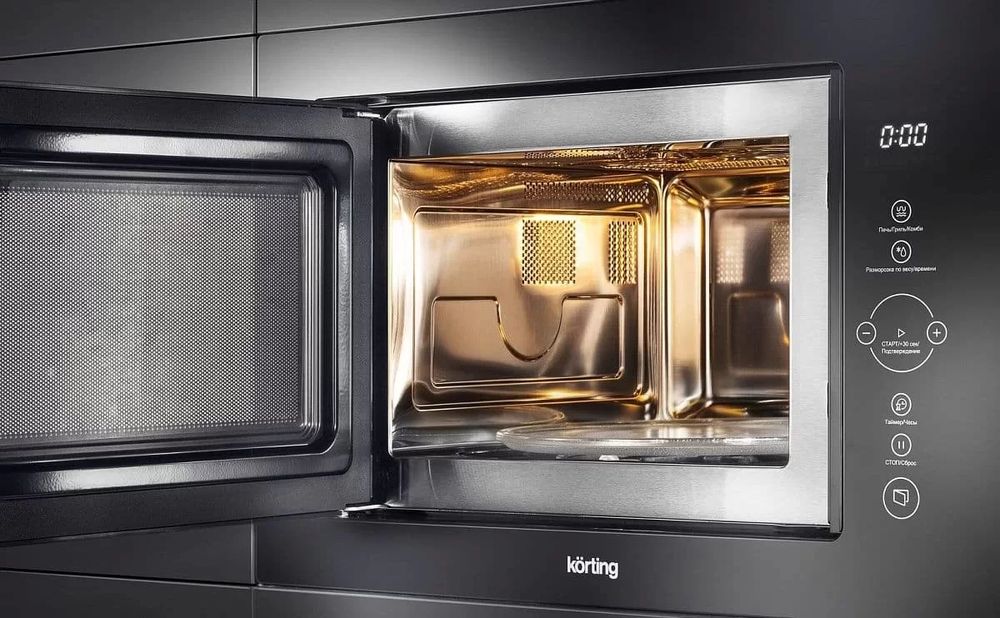 Встраиваемая микроволновая печь KORTING KMI 825 TGN - ракурс 2