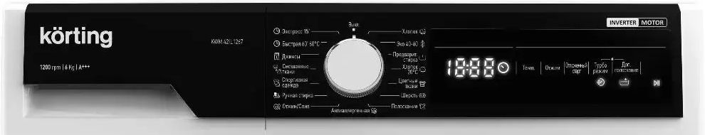 Узкая стиральная машина KORTING KWM 42IL1267 - ракурс 2