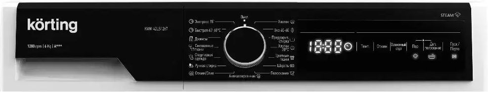 Узкая стиральная машина KORTING KWM 42LS1267 - ракурс 2
