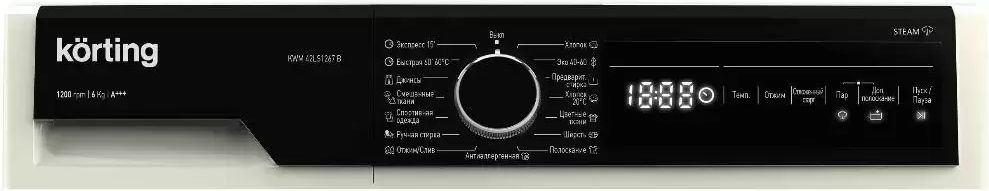 Узкая стиральная машина KORTING KWM 42LS1267 B - ракурс 2