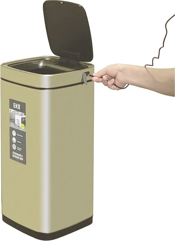 Сортер (ведро) EKO EK9252 RP-21L-CG - ракурс 3