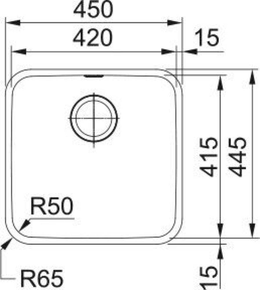 Кухонная мойка FRANKE BCX 110-42 (122 0689 805) - ракурс 3