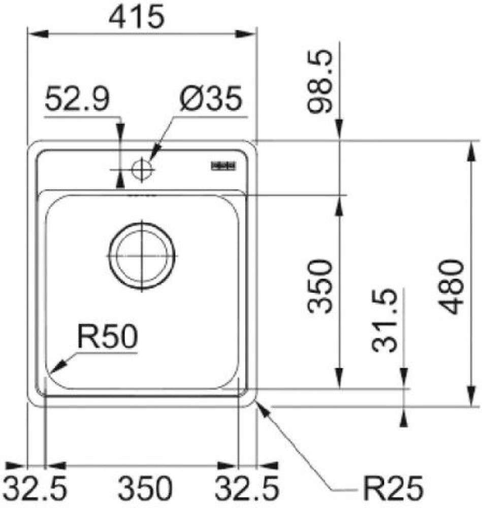 Кухонная мойка FRANKE BCX 610-42 TL (101 0689 880) - ракурс 2