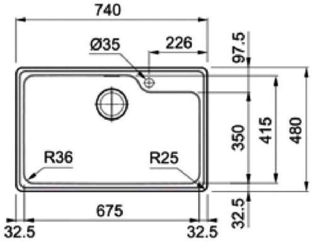 Кухонная мойка FRANKE BCX 610-74 TL (101 0689 946) - ракурс 2