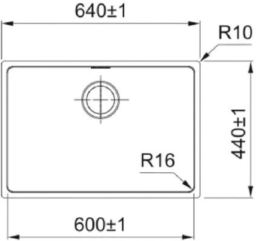 Кухонная мойка FRANKE FEX 110-60 (122 0689 809) - ракурс 2