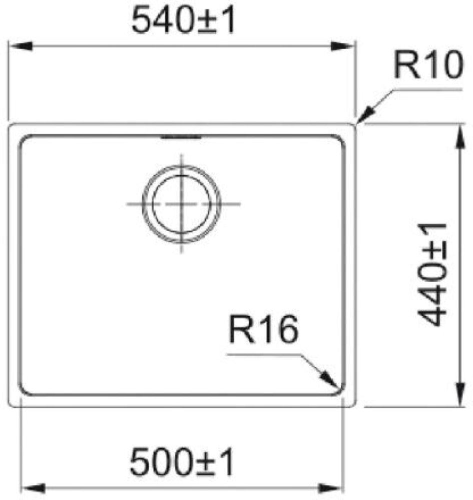 Кухонная мойка FRANKE FEX 210-50 (127 0688 782) - ракурс 2
