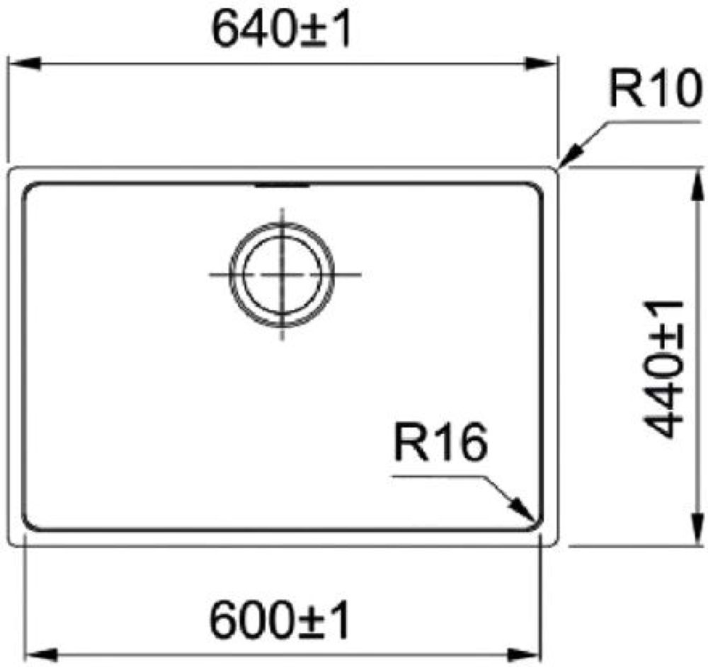 Кухонная мойка FRANKE FEX 210-60 (127 0688 783) - ракурс 2