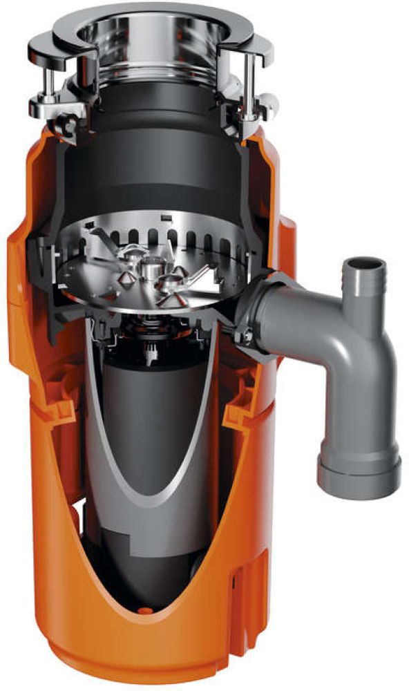 Измельчитель пищевых отходов OMOIKIRI Nagare Slim 1250 (4995063) - ракурс 2