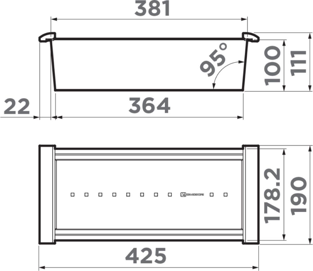 Коландер OMOIKIRI CO-02-PVD-GM (4999004) - ракурс 3