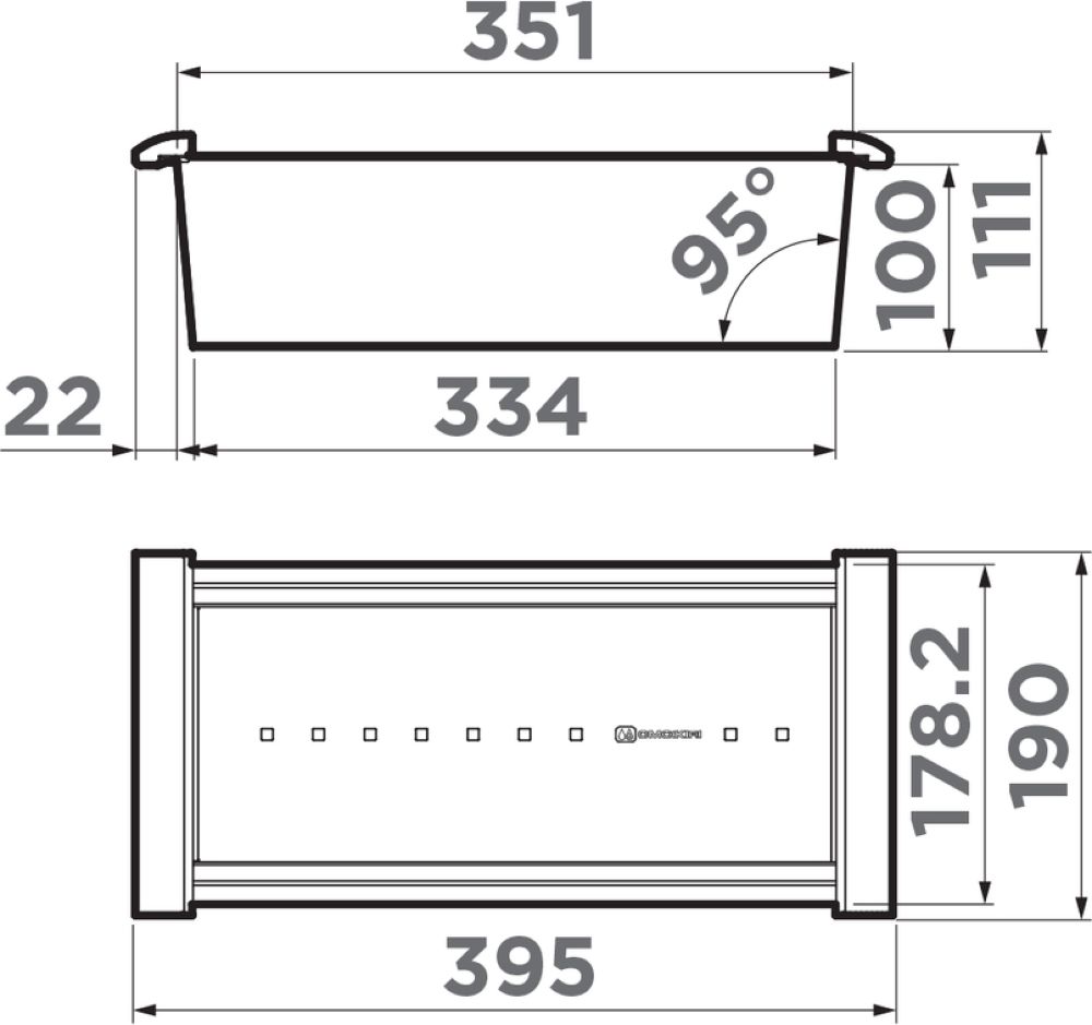 Коландер OMOIKIRI CO-05-IN (4999036) - ракурс 2