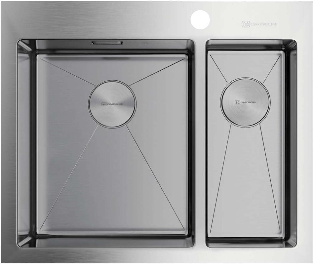 Кухонная мойка OMOIKIRI Akisame 60-2-IN-L (4993775)