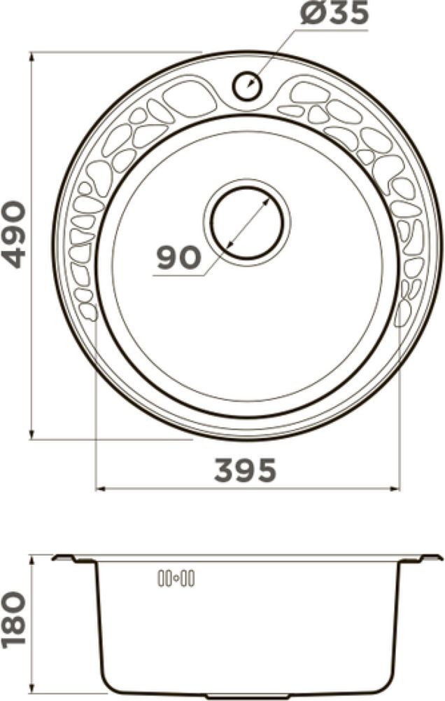 Кухонная мойка OMOIKIRI Tovada 49-IN (4993006) - ракурс 3