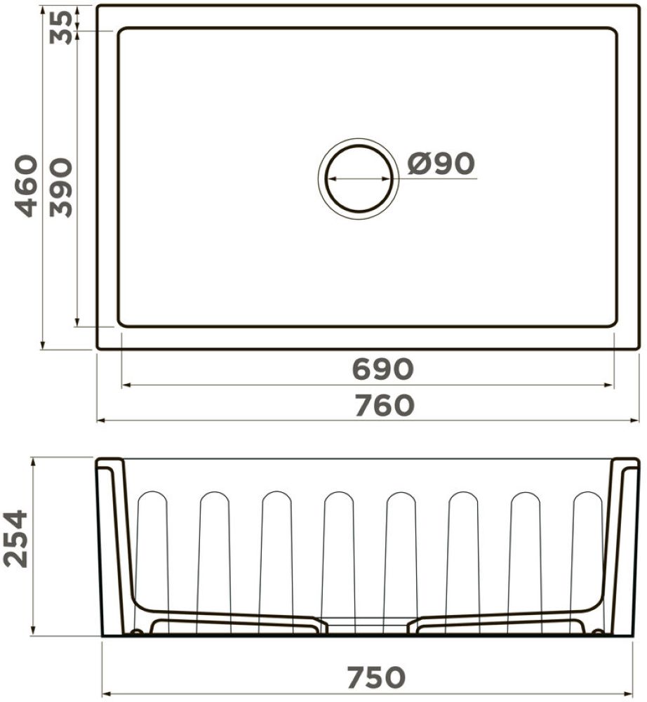 Кухонная мойка OMOIKIRI Mikura 76-BL (4997075) - ракурс 2