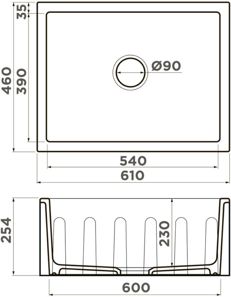 Кухонная мойка OMOIKIRI Mikura 61-WH Glossy (4993257) - ракурс 2