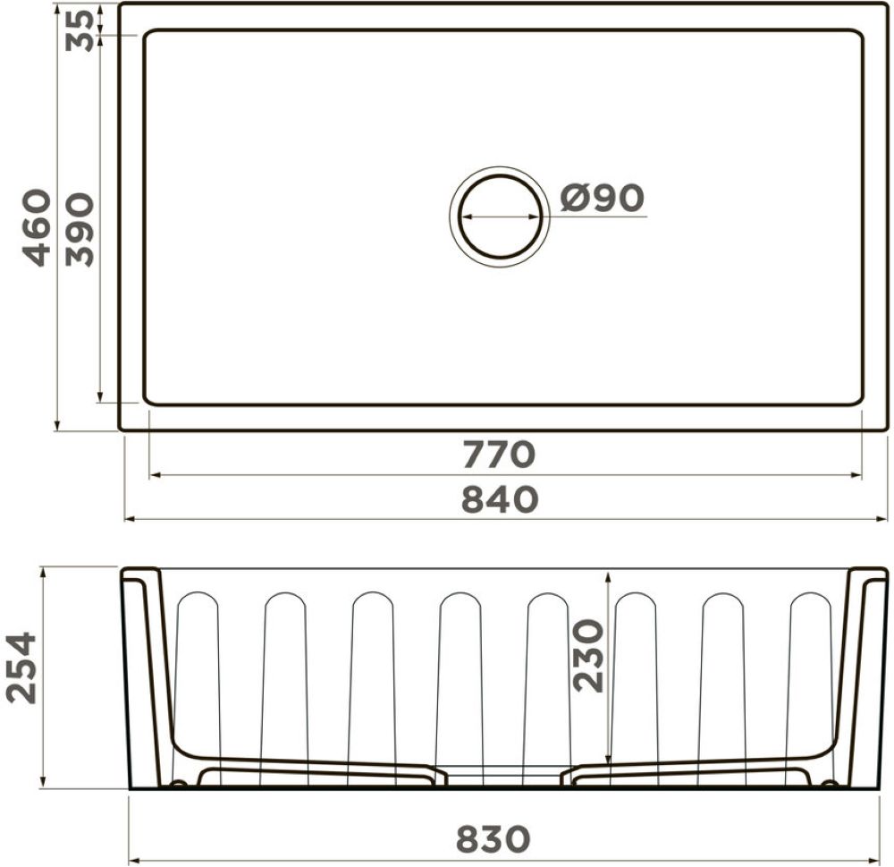 Кухонная мойка OMOIKIRI Mikura 83-WH Glossy (4993259) - ракурс 2