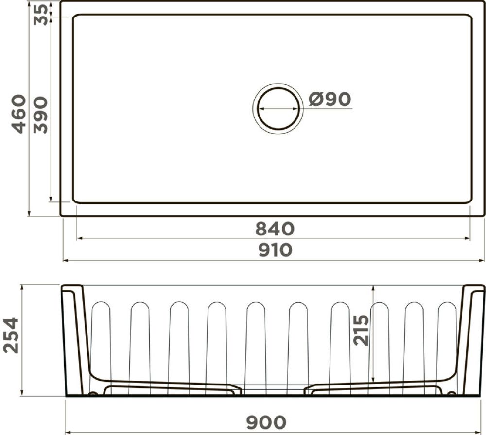 Кухонная мойка OMOIKIRI Mikura 91-WH Glossy (4993260) - ракурс 2