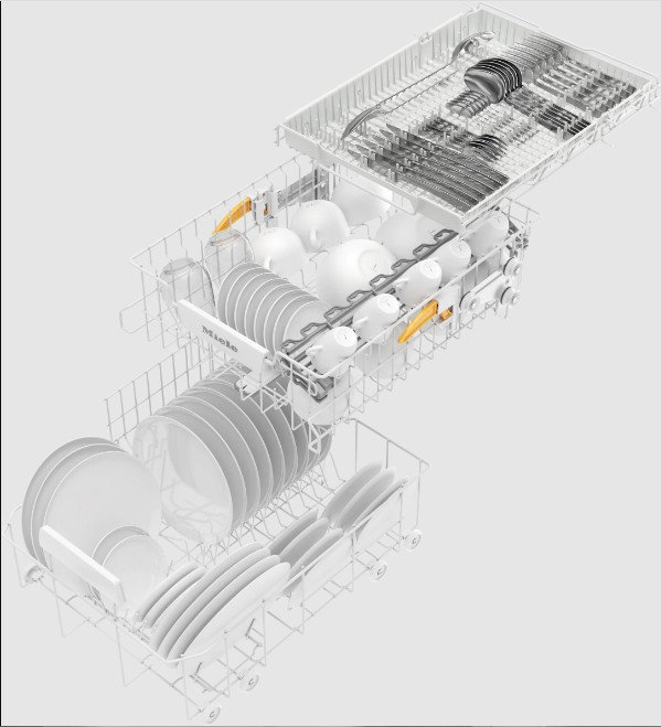 Встраиваемая посудомоечная машина MIELE G 5481 SCVi - ракурс 3