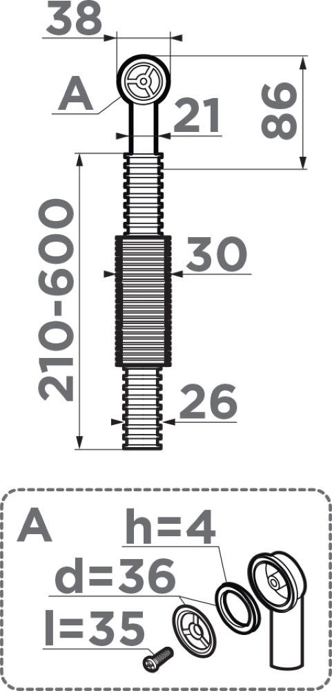 Перелив OMOIKIRI 4998035 - ракурс 2