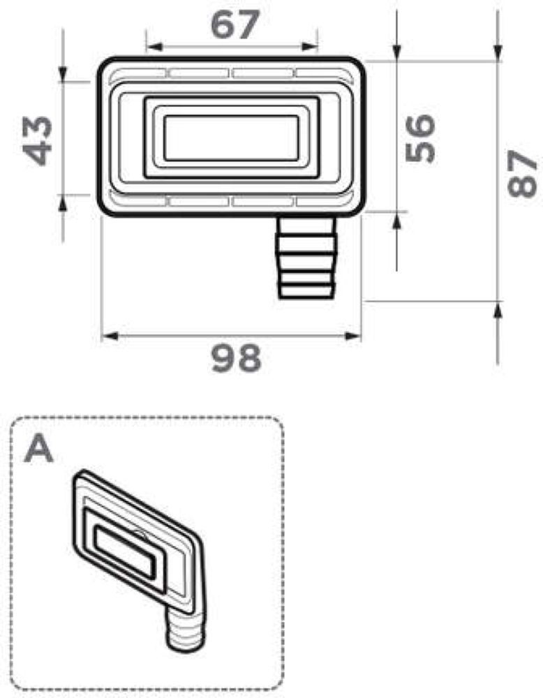 Перелив OMOIKIRI 4956723 OV-02-LG - ракурс 2