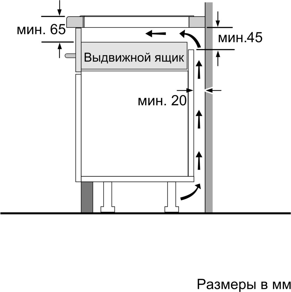 Индукционная варочная панель BOSCH PUE 61KBB5E