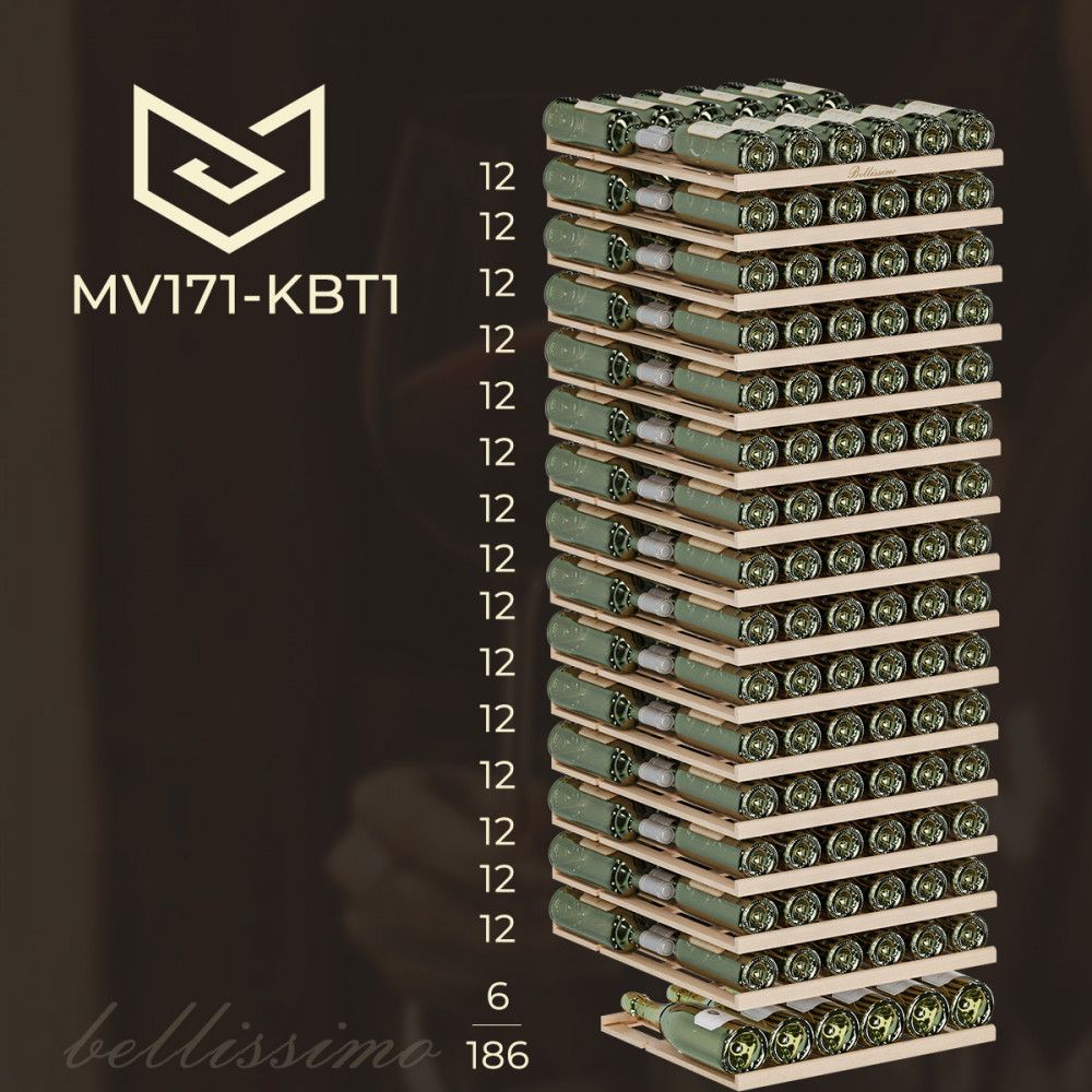 Винный шкаф MEYVEL MV 171-KBT1 - ракурс 7