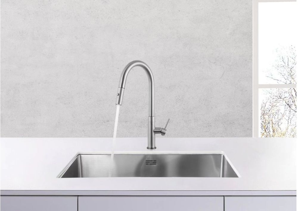 Смеситель для кухни LONGRAN LM2183 ST - ракурс 3