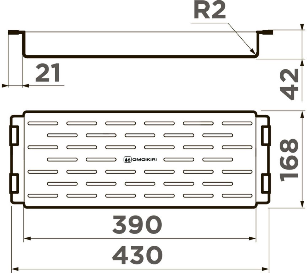 Коландер OMOIKIRI СО-06-LG (4999051) - ракурс 2