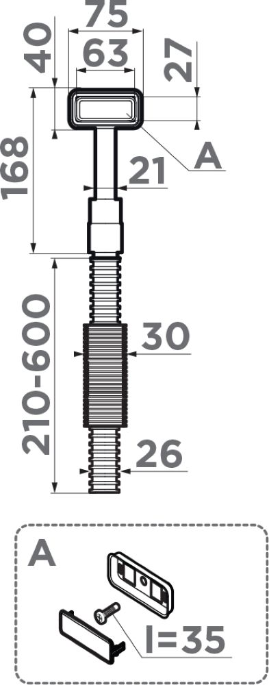 Перелив OMOIKIRI 4998048 - ракурс 2