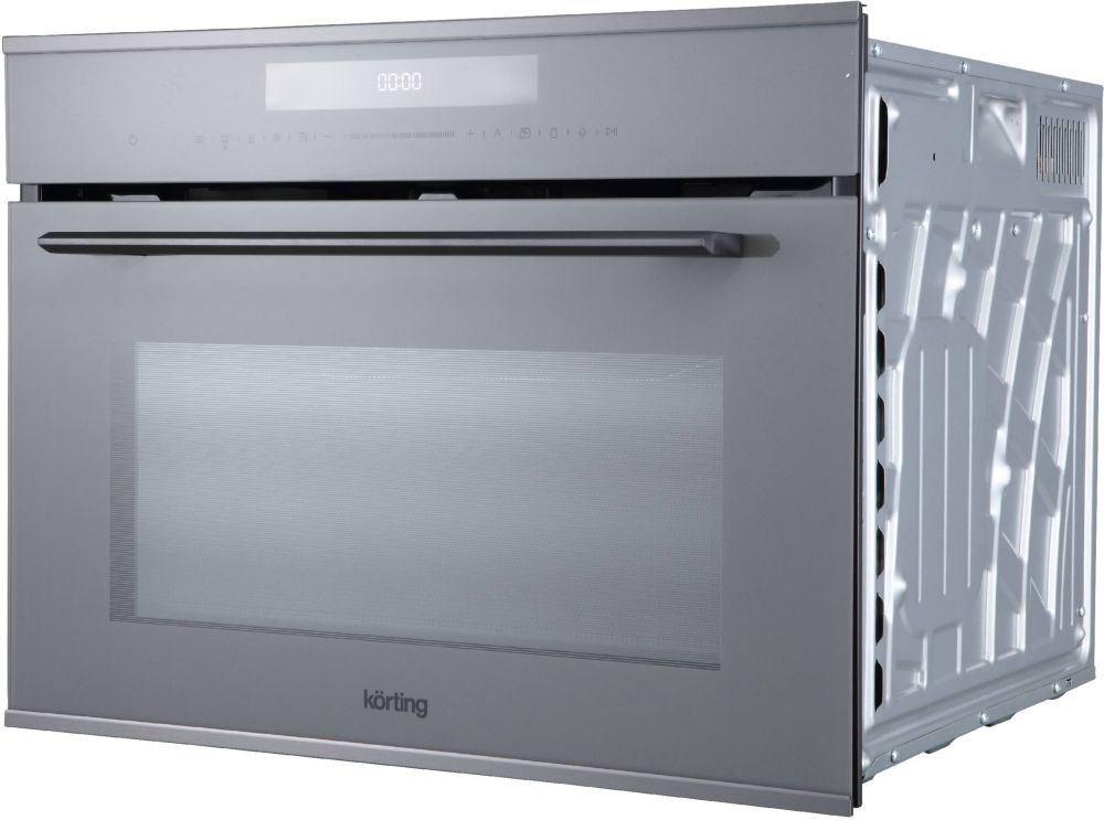 Компактный духовой шкаф с микроволновкой KORTING OKB 3250 GBXGr MW - ракурс 2