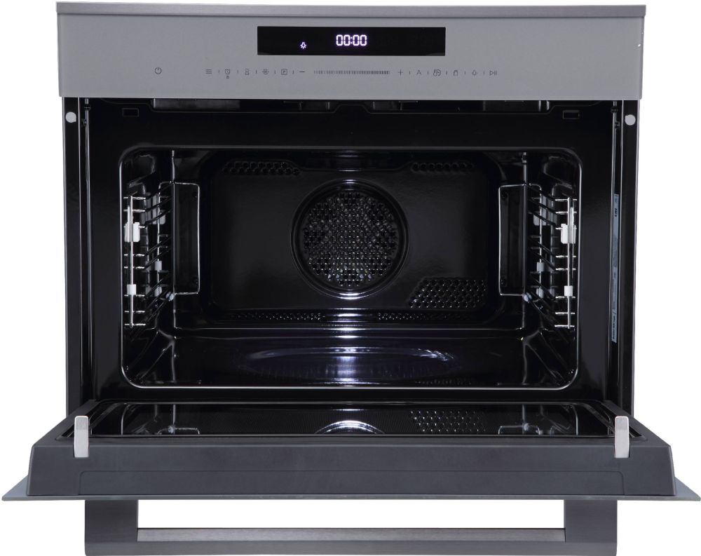 Компактный духовой шкаф с микроволновкой KORTING OKB 3250 GBXGr MW - ракурс 3