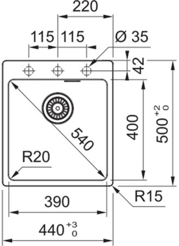 Кухонная мойка FRANKE MRG 610-39 FTL (114 0696 180 белый) - ракурс 2